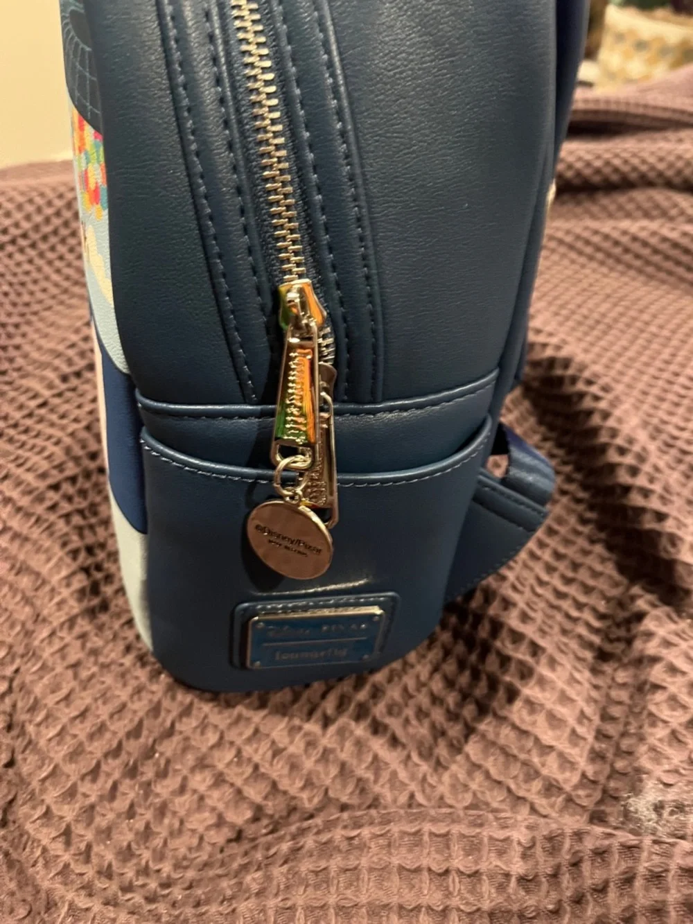 Toy Story Wall-e Up Monsters Inc Navy Blue Character Backpack Loungefly